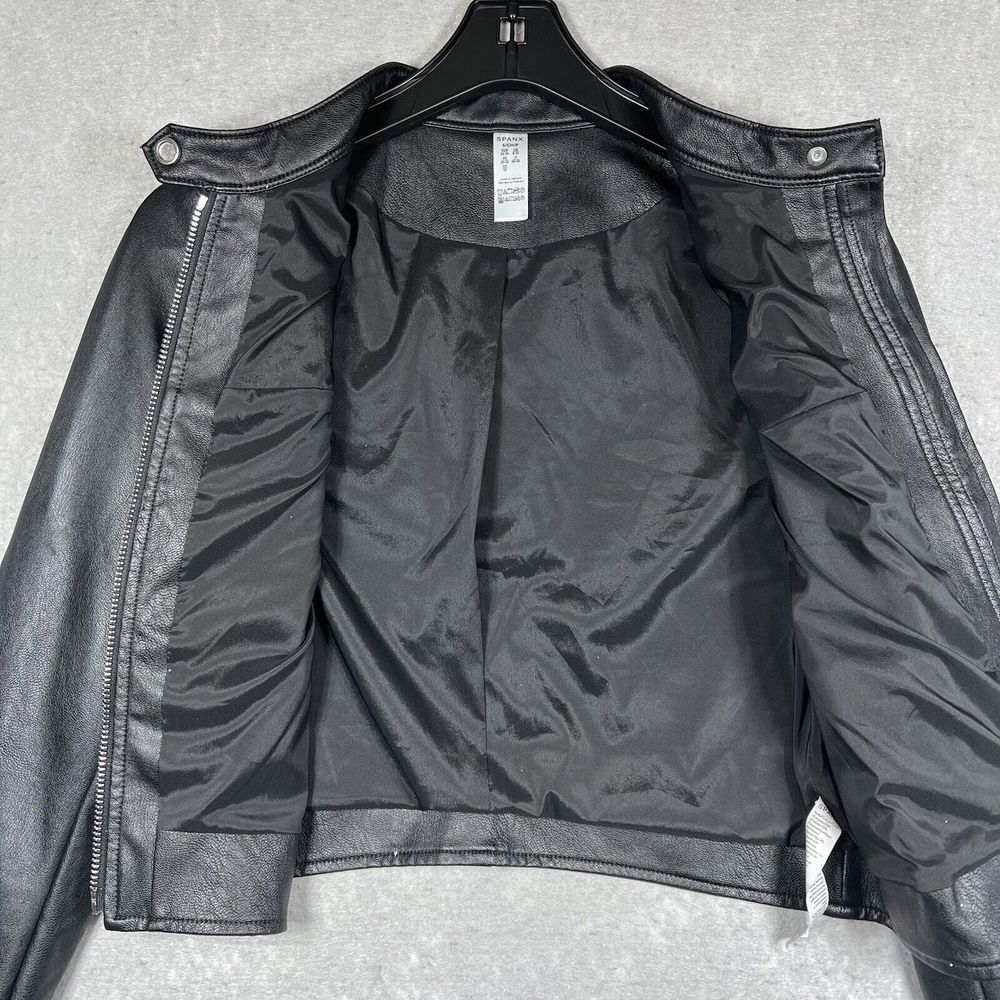Style Spanx Moto Jacket Spanx Faux Leather Jacket Women's Small